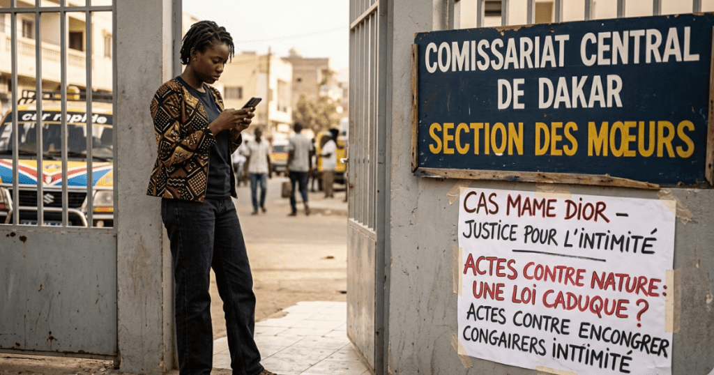 Mame Dior actos contra natura comisaría Dakar sección de moralidad