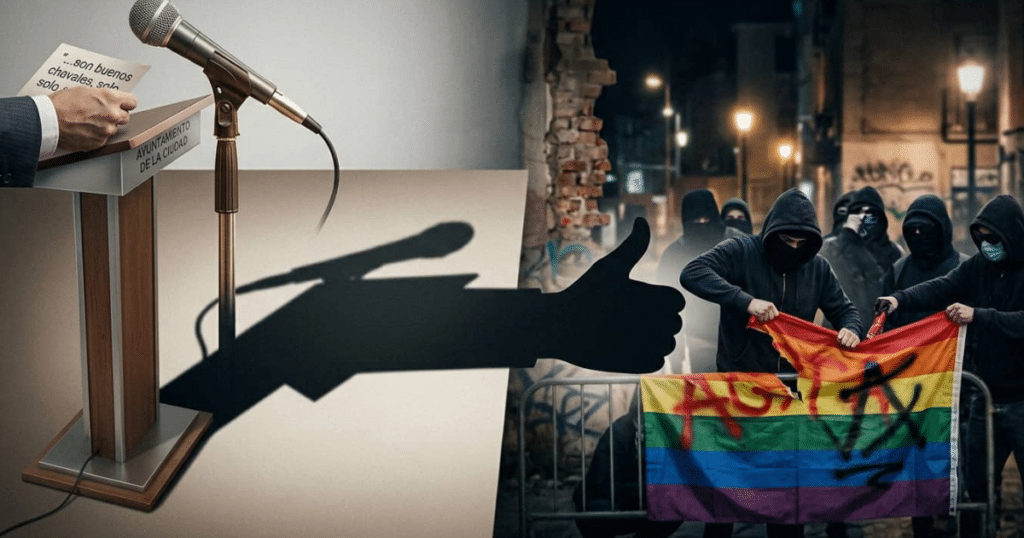 oviedo agresion ultraderecha canteli: la normalizacion del discurso politico que incita a la violencia